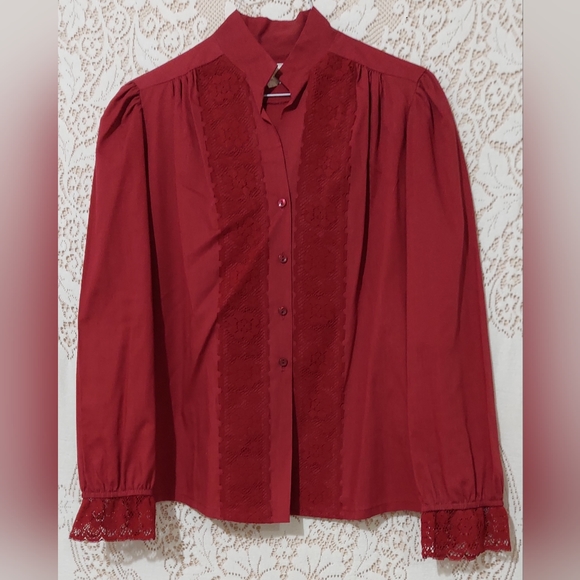 🟡 Little House Creations vintage Shirt Skirt and Sash. Size Large (InvW052) - Picture 2 of 11